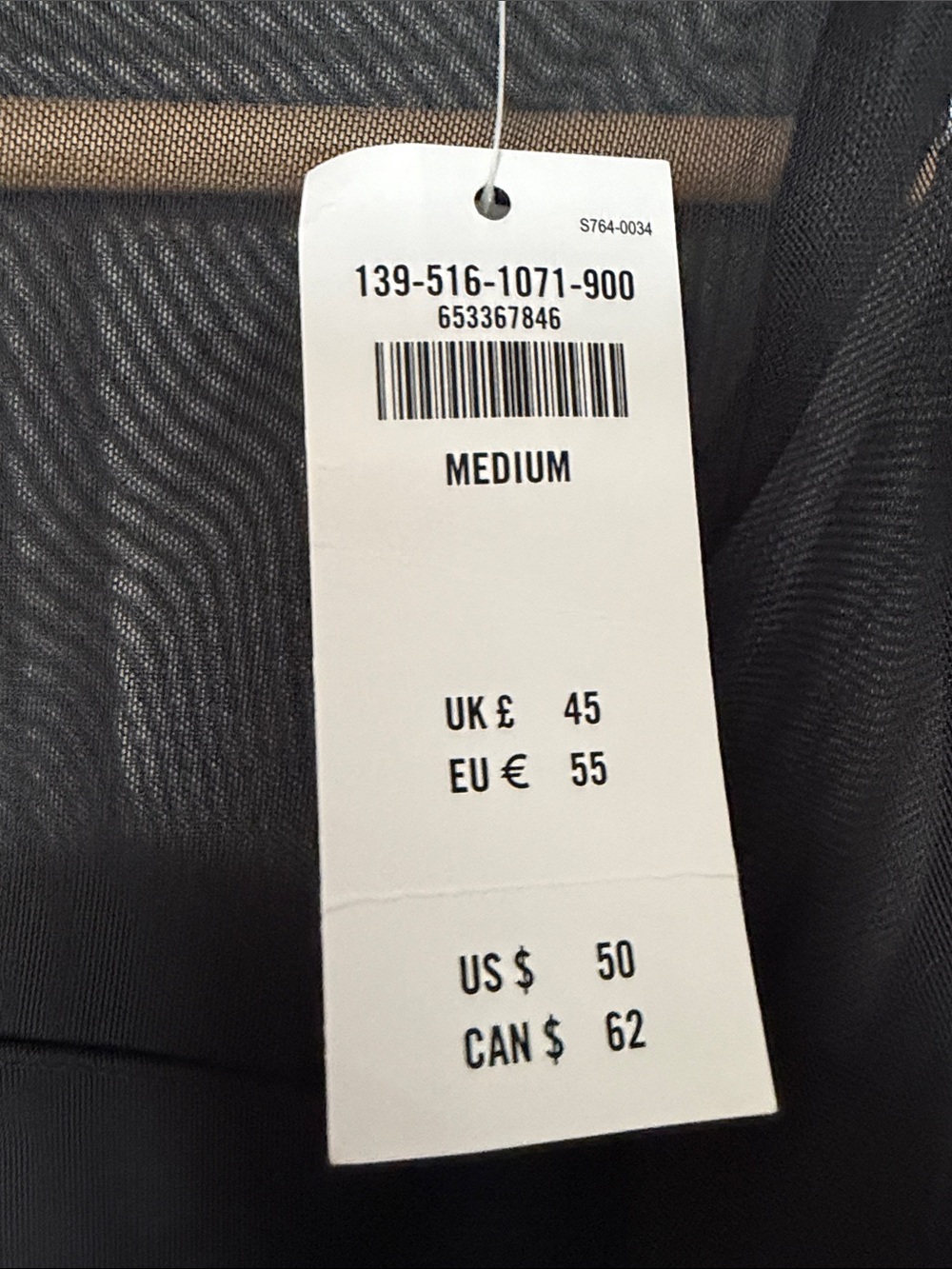 Abercrombie & Fitch Black Sheer-Yoke Long Sleeve Bodysuit - Picture 7 of 7